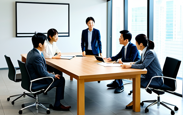 정서적 민첩성과 직장에서의 활용 방안 - Empathetic Manager 1-on-1**

"A professional Japanese manager in a modest button-down shirt and slac...