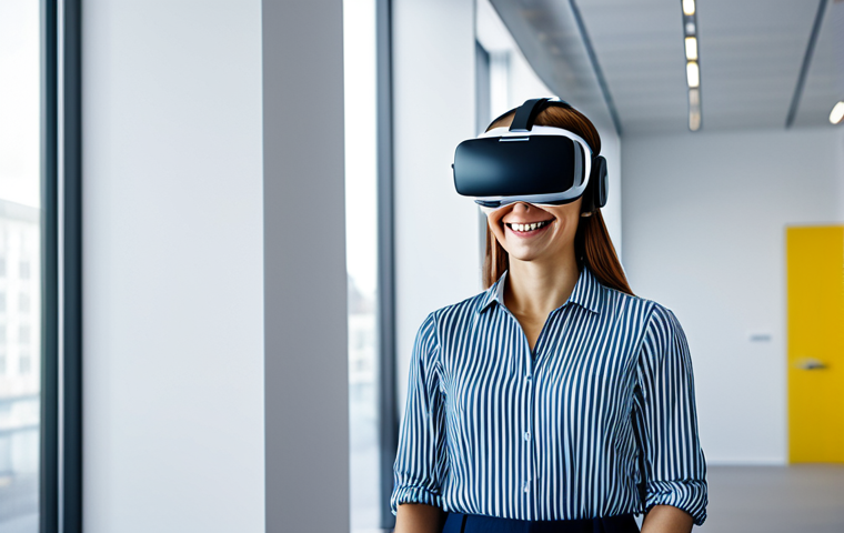 정서적 민첩성 개발을 위한 최신 기술 - VR Emotional Training**

"A young professional woman wearing a VR headset in a brightly lit, modern ...